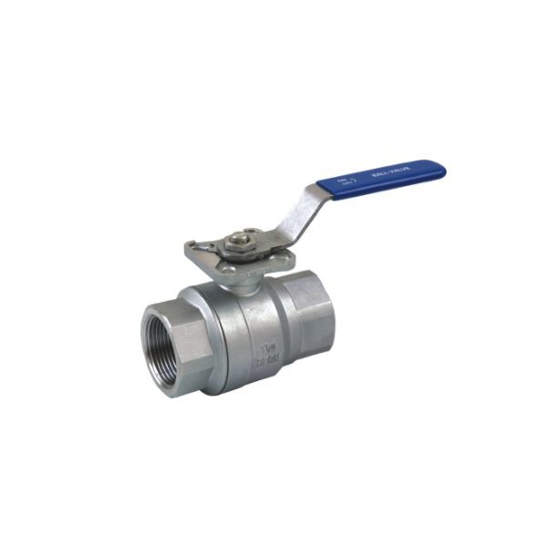 2-Piece Full-Port Ball Valve with Mounting Pad