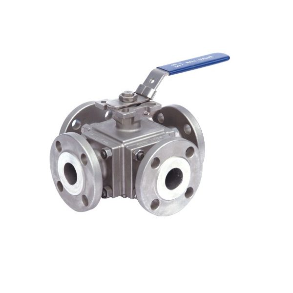 X-Type Flanged Ball Valve with Mounting Pad